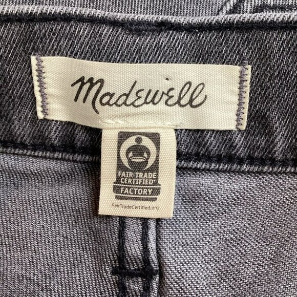 Madewell Perfect Vintage Jean Black Factory Faded Womans 26 - Picture 10 of 15